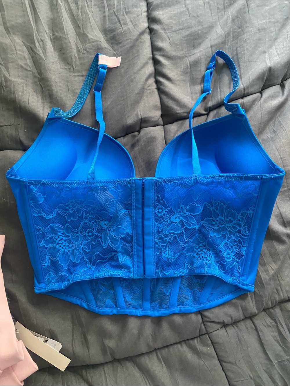 Victoria Secret NWT- Blue Lace Bustier Bralette for Women